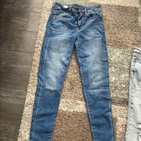 American Eagle Outfitters Blue Skinny Jeans Modern Fit - Picture 1 of 2